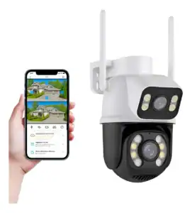 Camêra com ótimo recurso de audio detecção, muito usada para monitorar idosos.